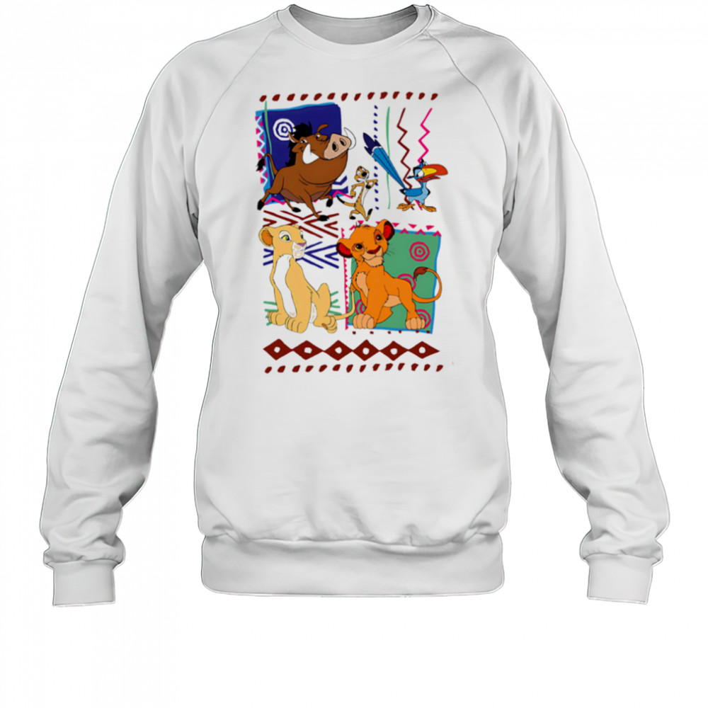 Lion and Friends Safari Cartoon Animal shirt Sweatshirt
