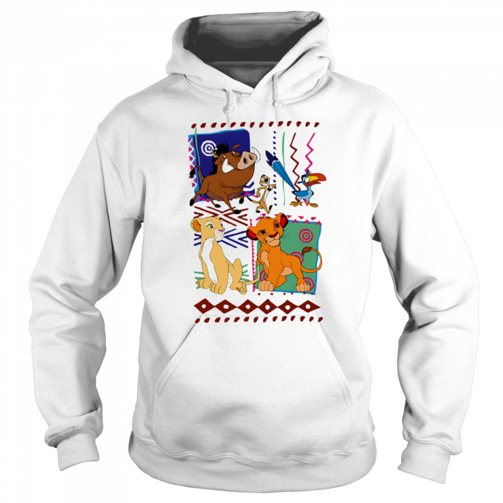 Lion and Friends Safari Cartoon Animal shirt Sweatshirt