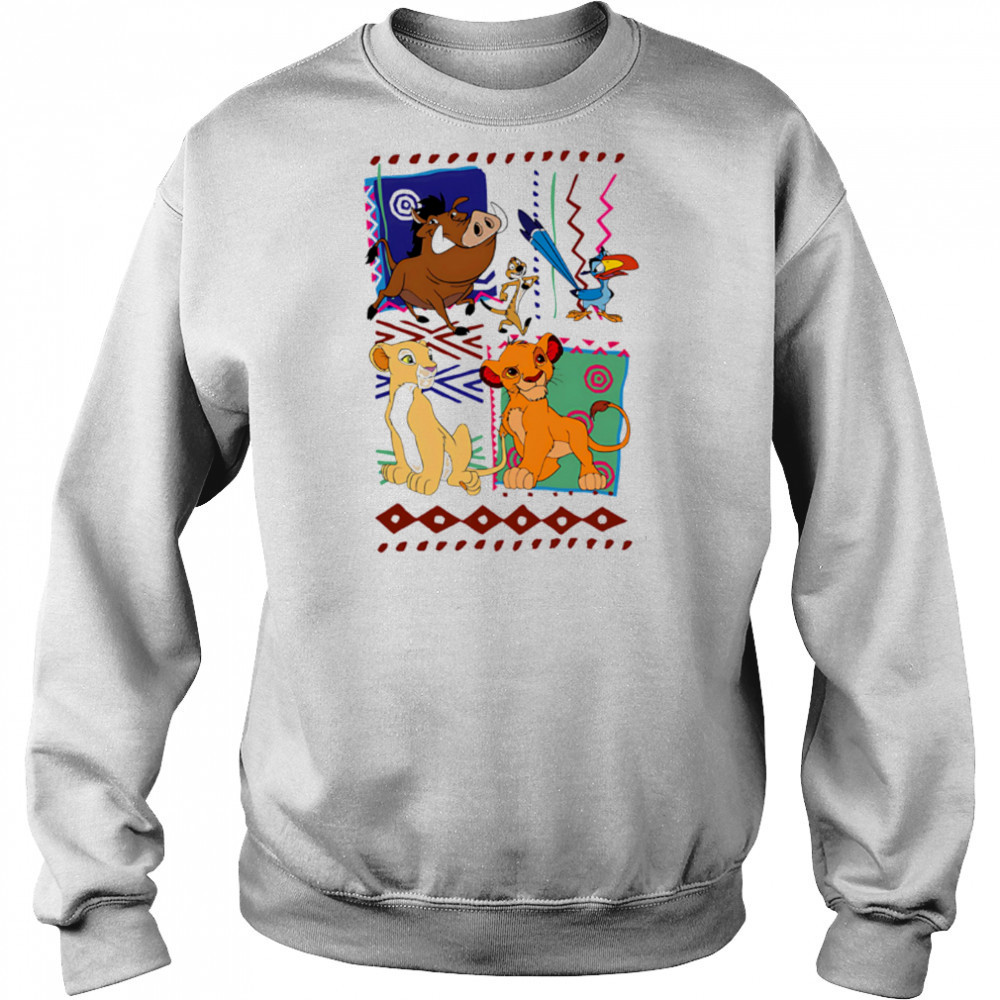 Lion and Friends Safari Cartoon Animal shirt Hoodie