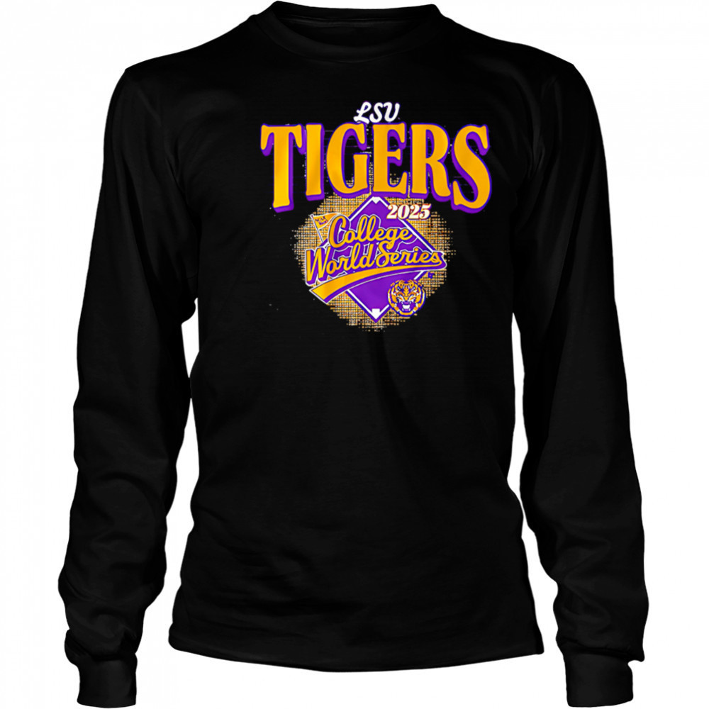 LSU Baseball 2025 College World Series art shirt Long Sleeved