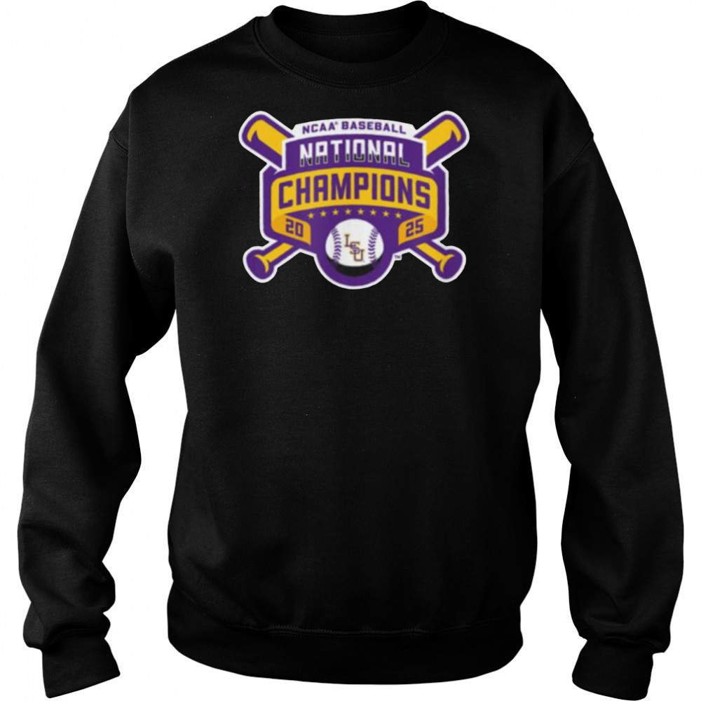 LSU Baseball_ 2025 National Champions Logo T Shirt Hoodie