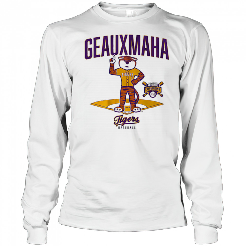 LSU Baseball 2025 National Champions Mascot Diamond shirt Long Sleeved