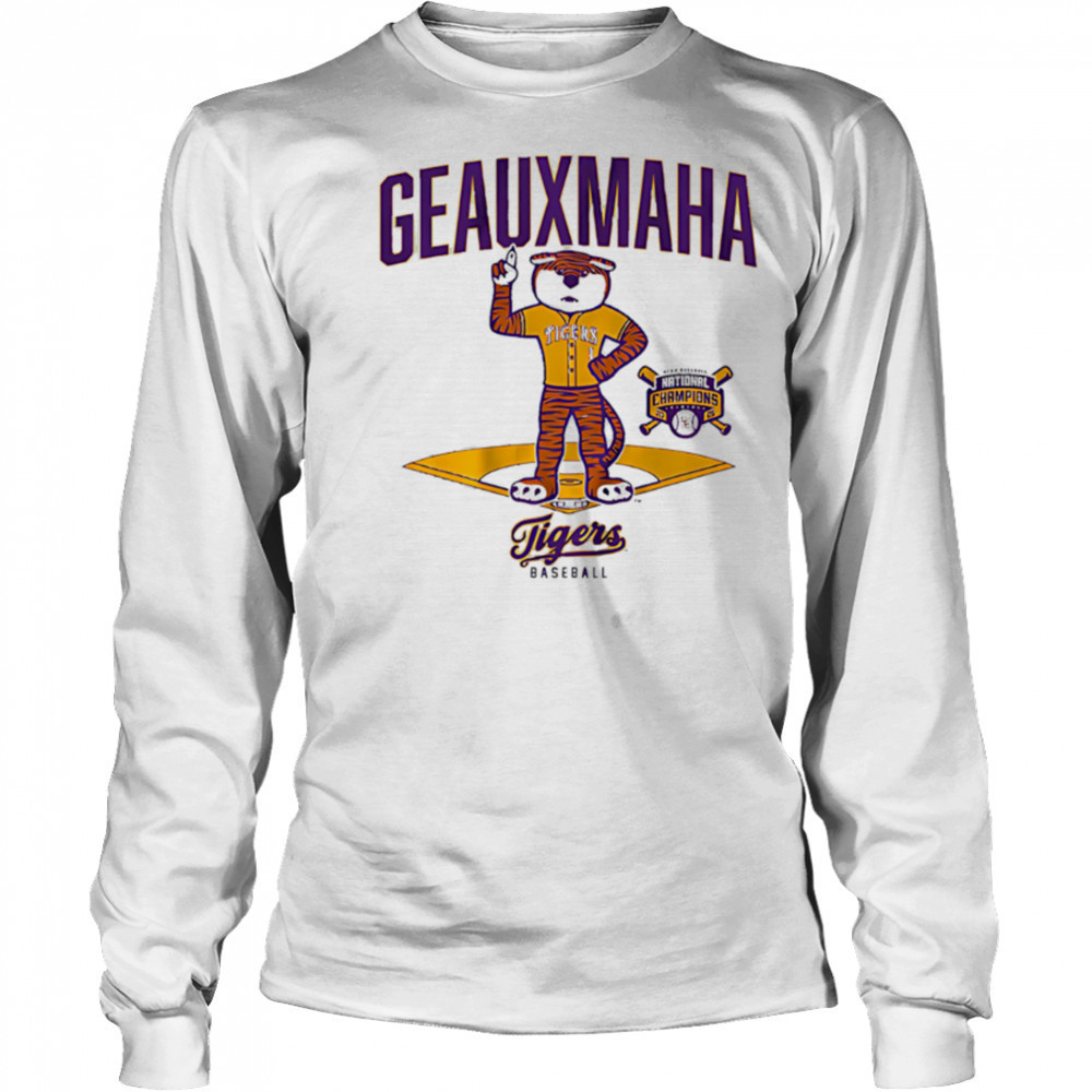 LSU Baseball 2025 National Champions Mascot Diamond shirt Long Sleeved
