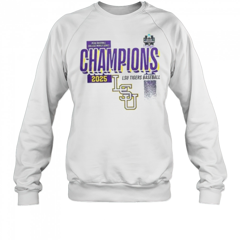 LSU Tigers Baseball 2025 College World Series Champions shirt Sweatshirt