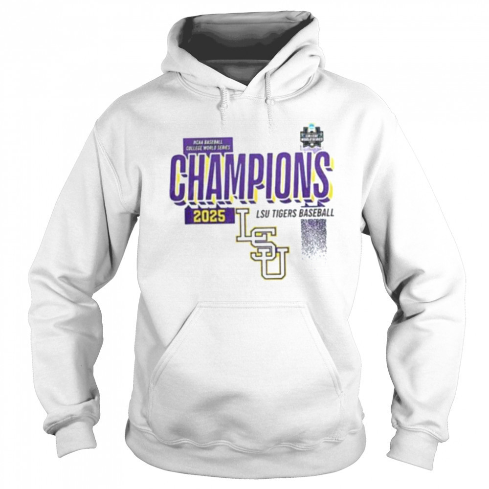 LSU Tigers Baseball 2025 College World Series Champions shirt Sweatshirt