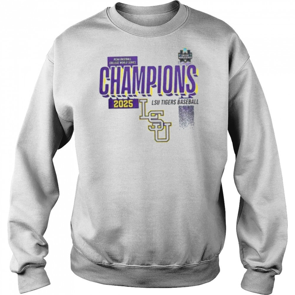 LSU Tigers Baseball 2025 College World Series Champions shirt Hoodie