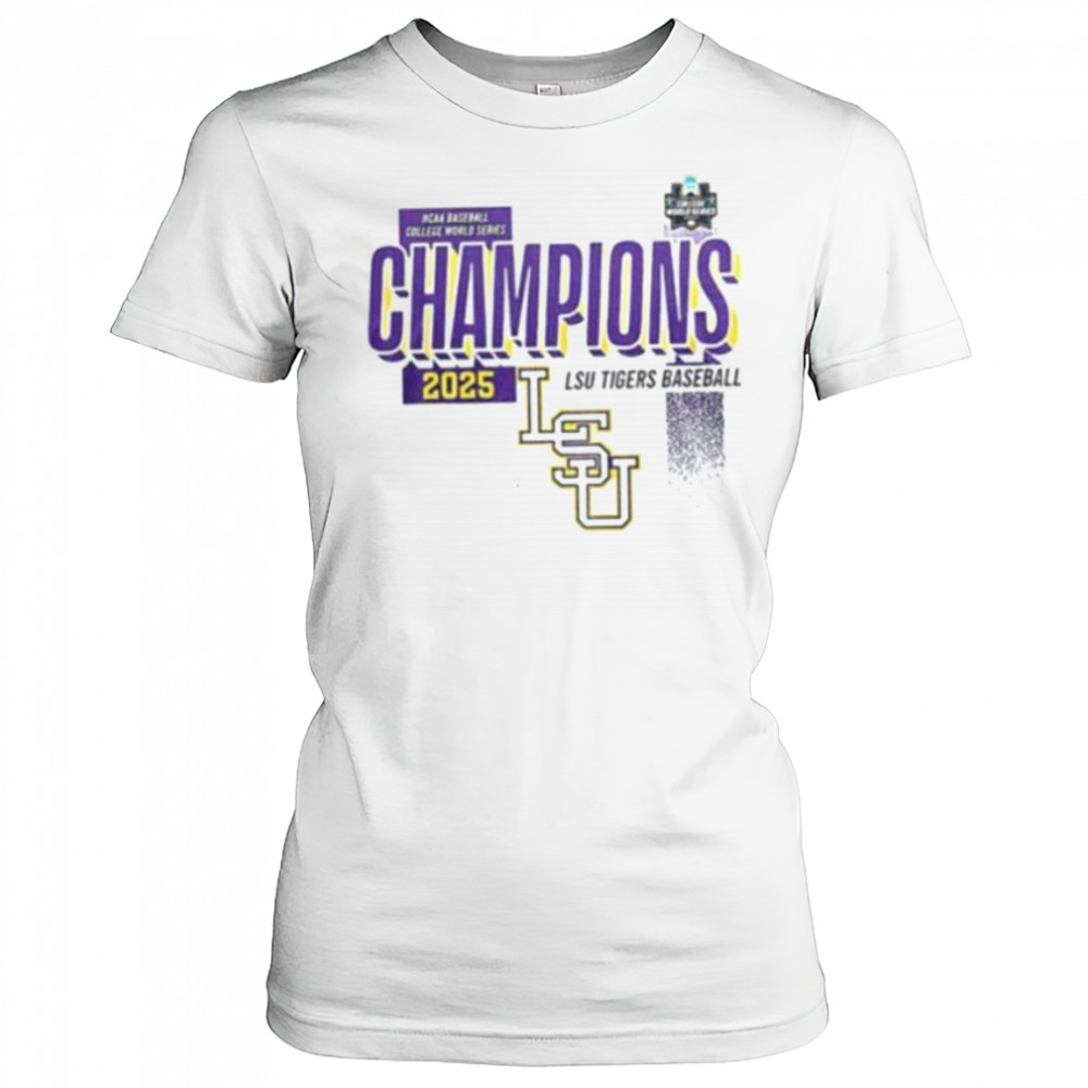 LSU Tigers Baseball 2025 College World Series Champions shirt Women's T-shirt