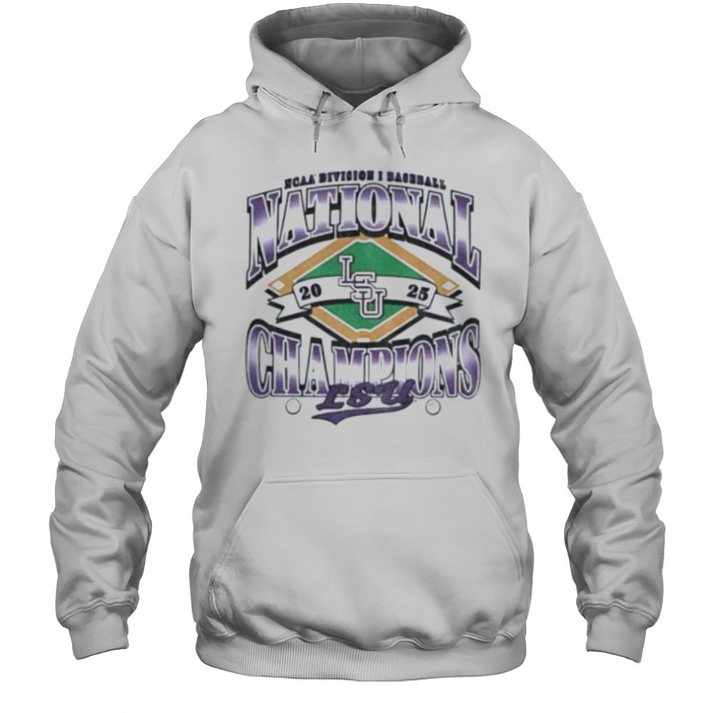 LSU Tigers NCAA Division I Baseball MLB National Champions in 2025 shirt Hoodie