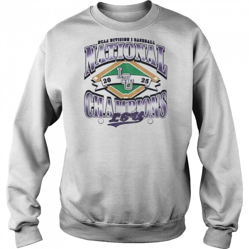 LSU Tigers NCAA Division I Baseball MLB National Champions in 2025 shirt Hoodie
