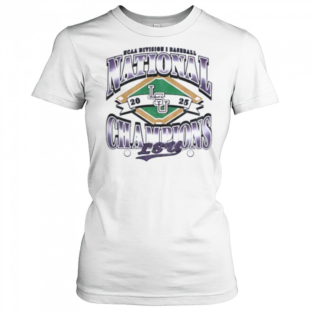 LSU Tigers NCAA Division I Baseball MLB National Champions in 2025 shirt Women's T-shirt