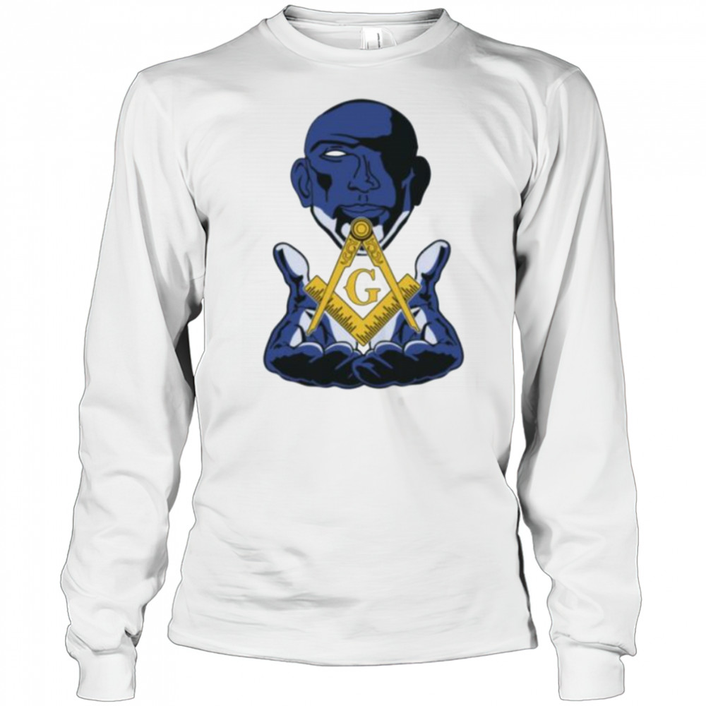 Mason Shadow Behold Square Compass Masonic Lodge Shirt Long Sleeved