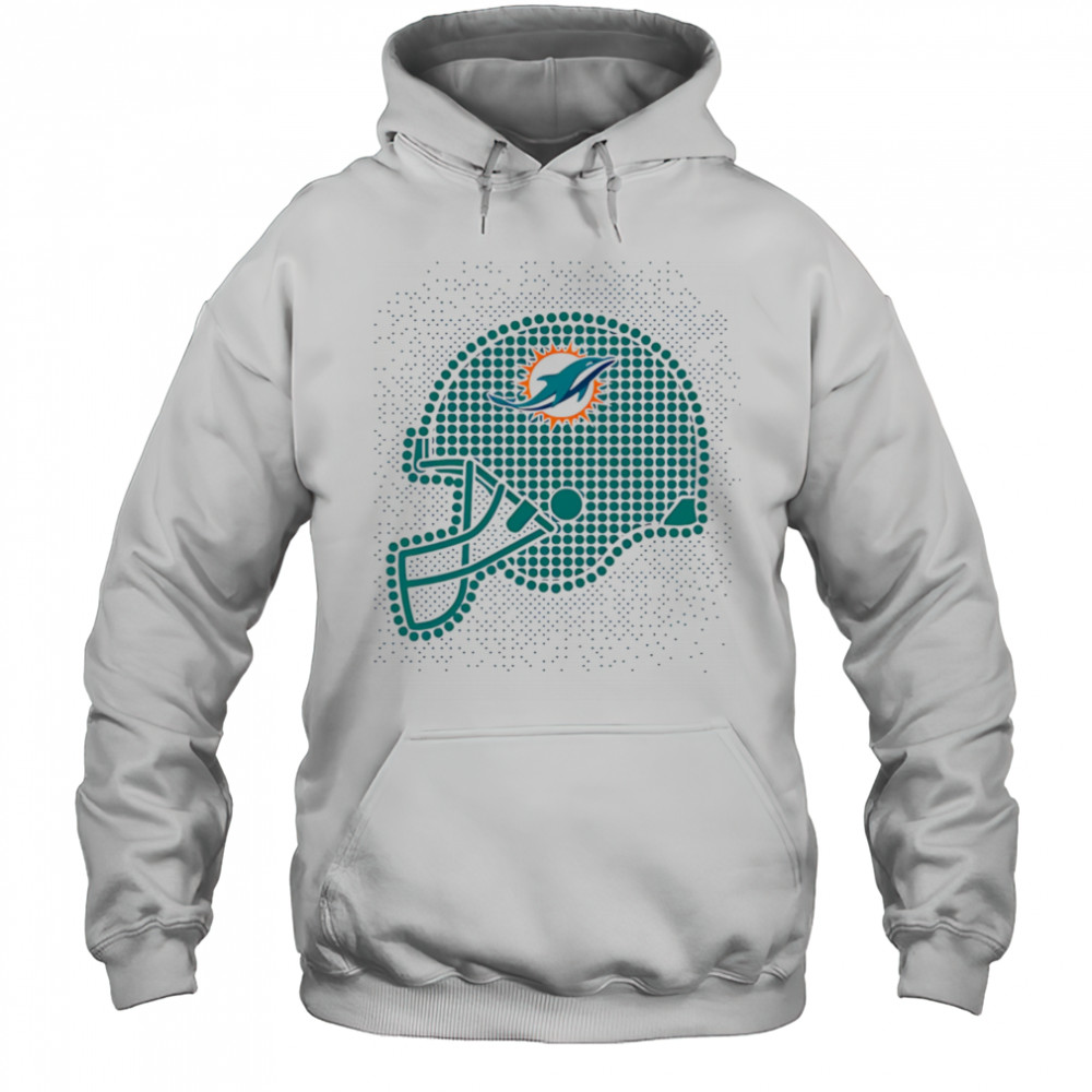 Miami Dolphins polka dots helmet shirt Hoodie