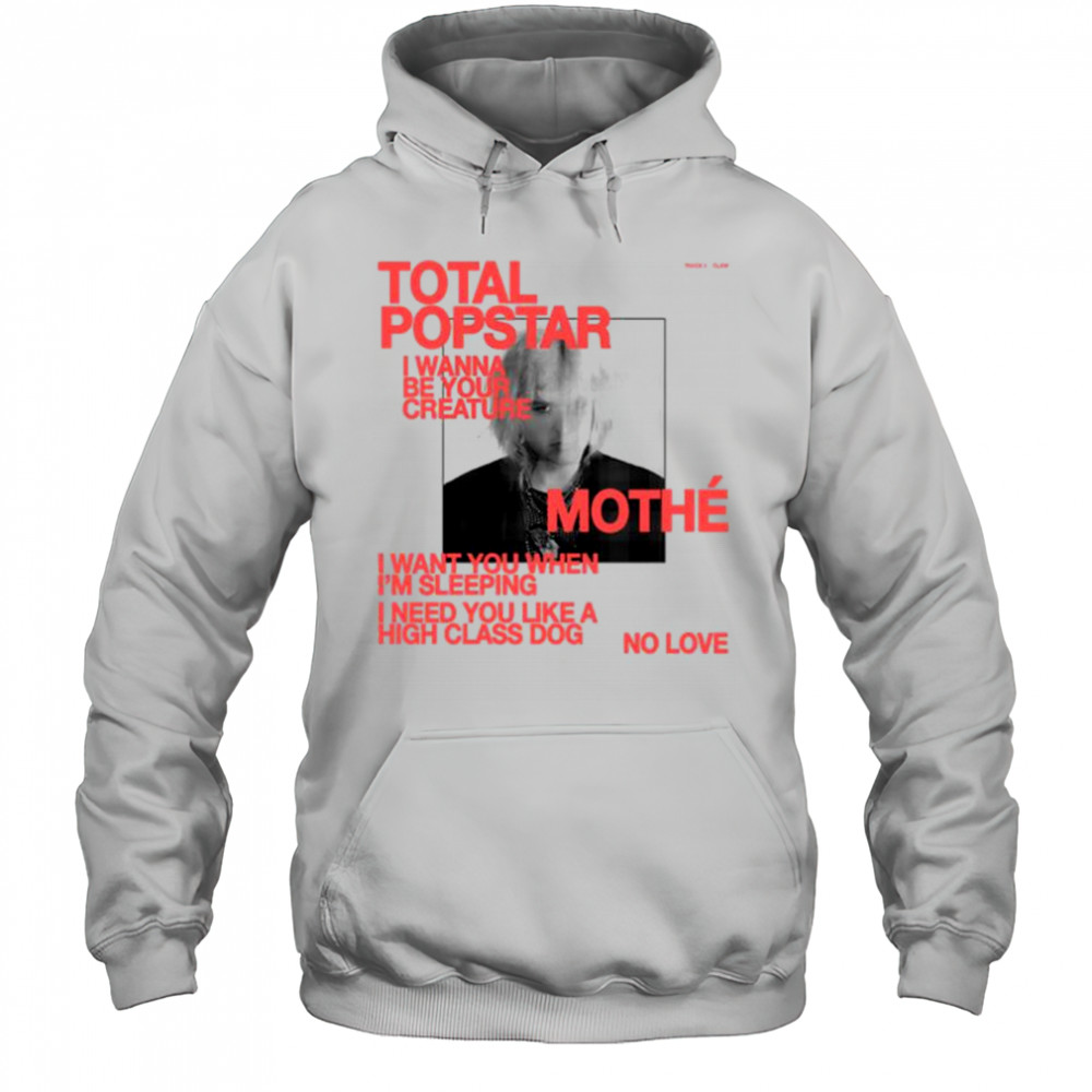 Mothe Claw White T-Shirt Hoodie