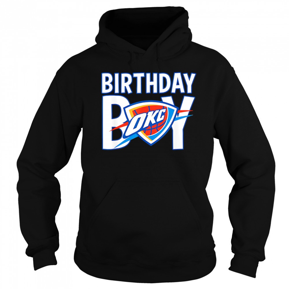 NBA Birthday Boy OKC Thunder logo shirt Sweatshirt