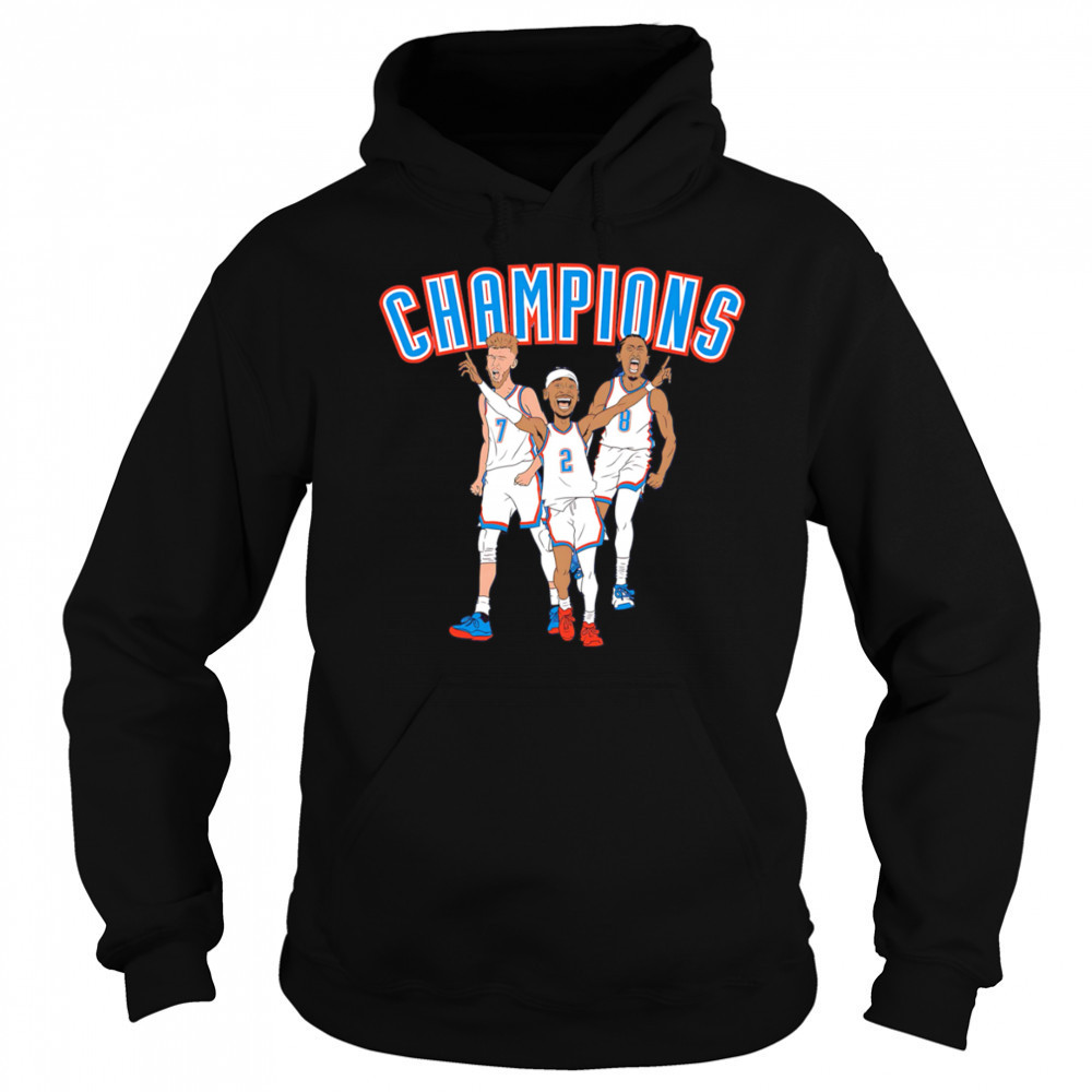 OKC Big 3 Champions cartoon shirt Sweatshirt