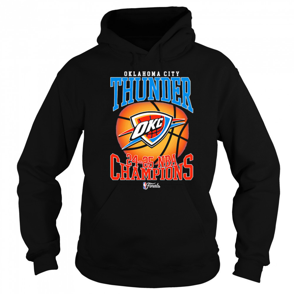 Okc Thunder 2025 Nba Champions Basketball sunset shirt Sweatshirt