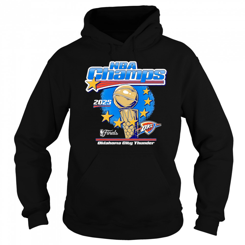 Okc Thunder 2025 Nba Champions Stars shirt Sweatshirt
