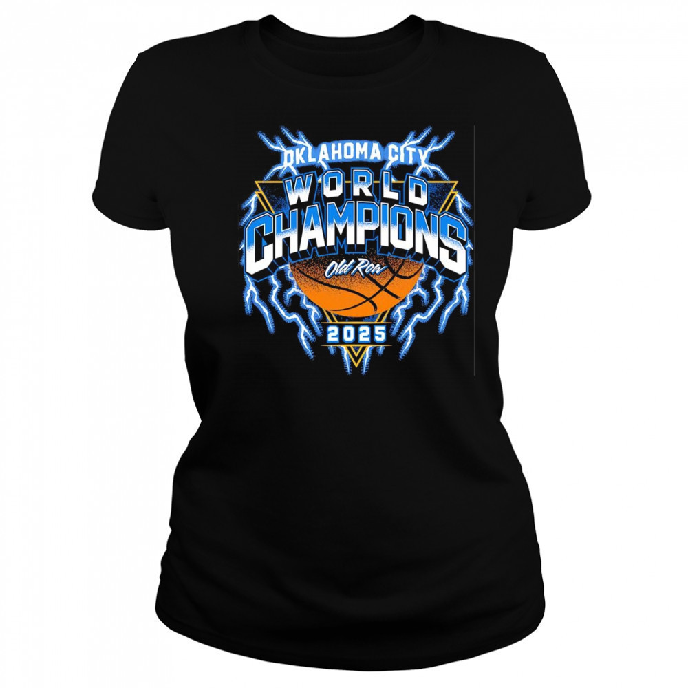 OKC World Champions 2025 basketball shirt Women's T-shirt