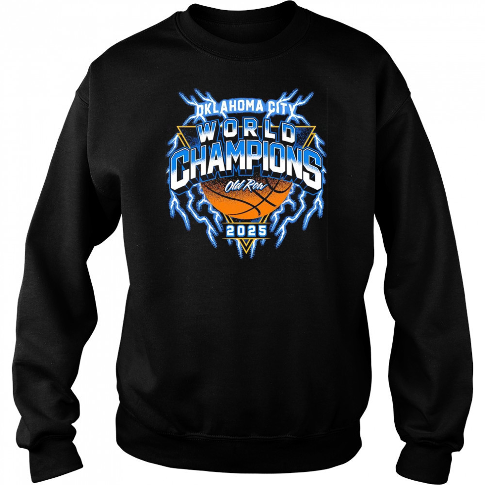OKC World Champions 2025 basketball shirt Hoodie