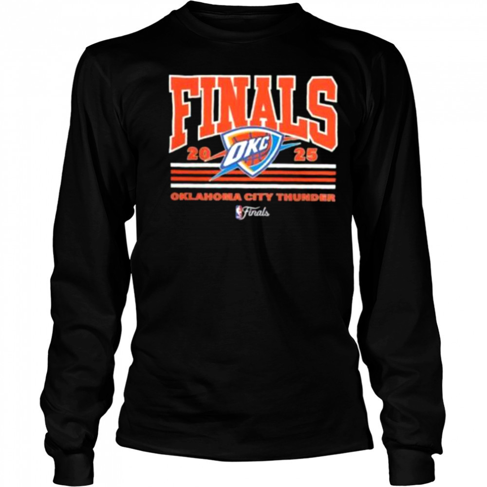 Oklahoma City Thunder 2025 Basketball NBA Finals Champions shirt Long Sleeved