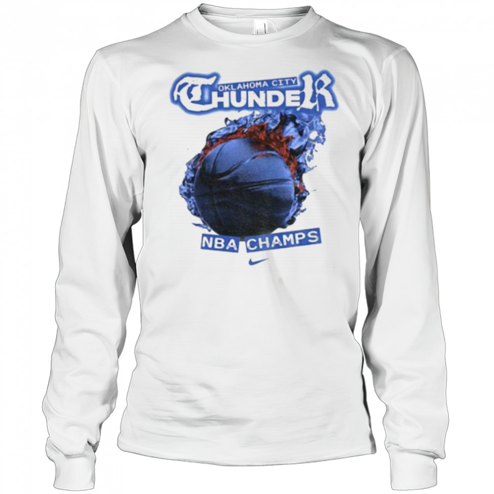 Oklahoma City Thunder 2025 NBA Finals Champions shirt Long Sleeved