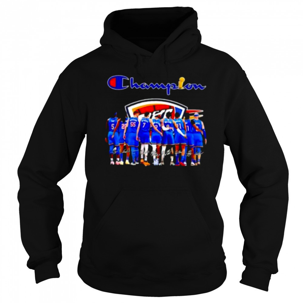 Oklahoma City Thunder All Team Champion signatures shirt Sweatshirt