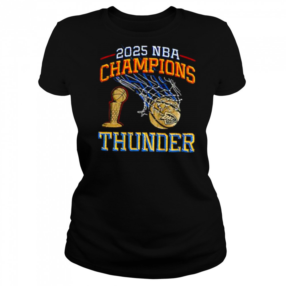 Oklahoma City Thunder Basketball 2025 NBA Finals Champions Players vintage shirt Women's T-shirt
