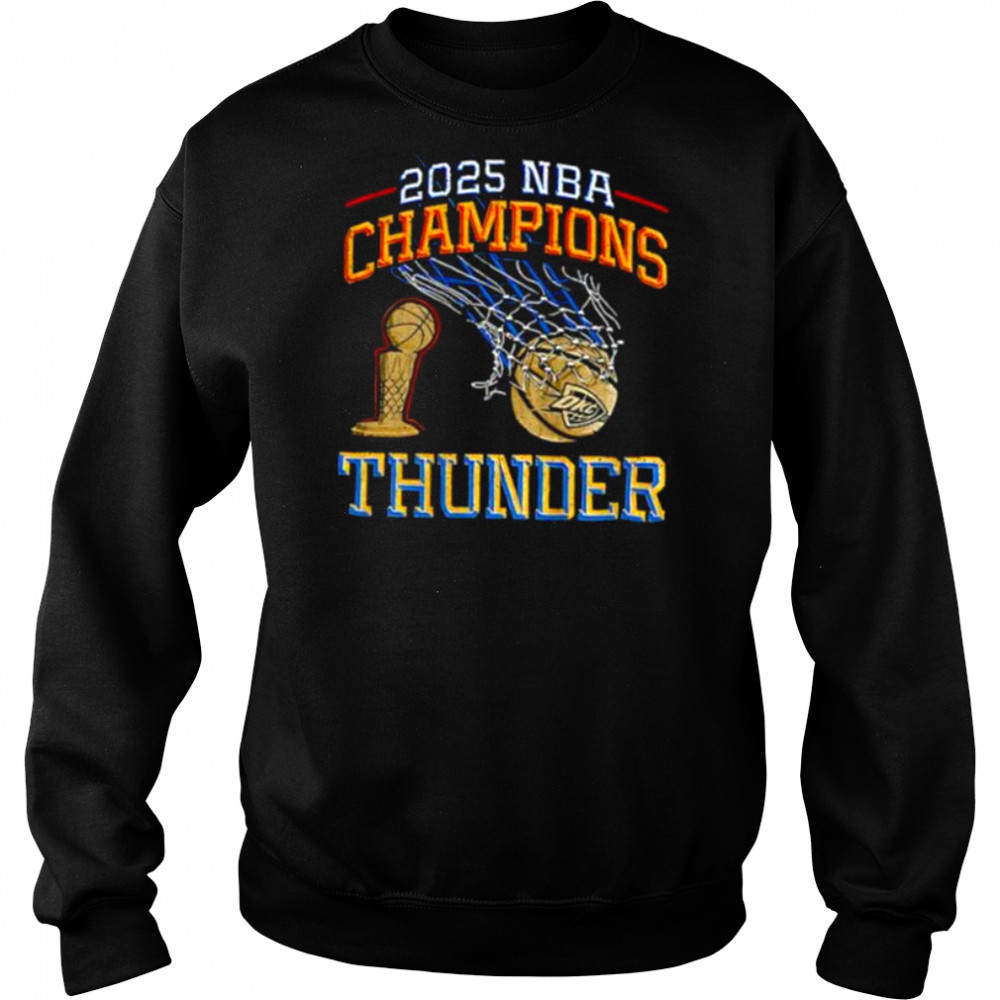 Oklahoma City Thunder Basketball 2025 NBA Finals Champions Players vintage shirt Hoodie