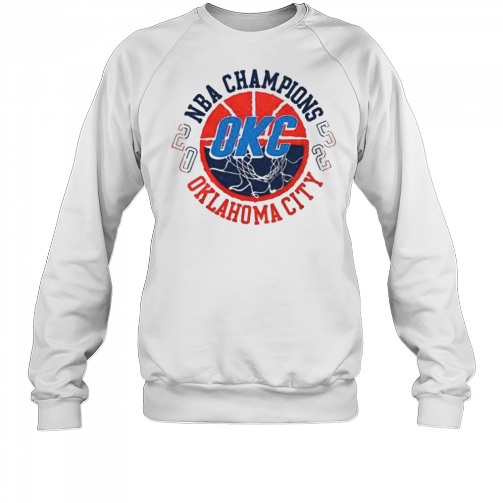 Oklahoma City Thunder Basketball 2025 NBA Finals Champions Tunnel Vision shirt Sweatshirt