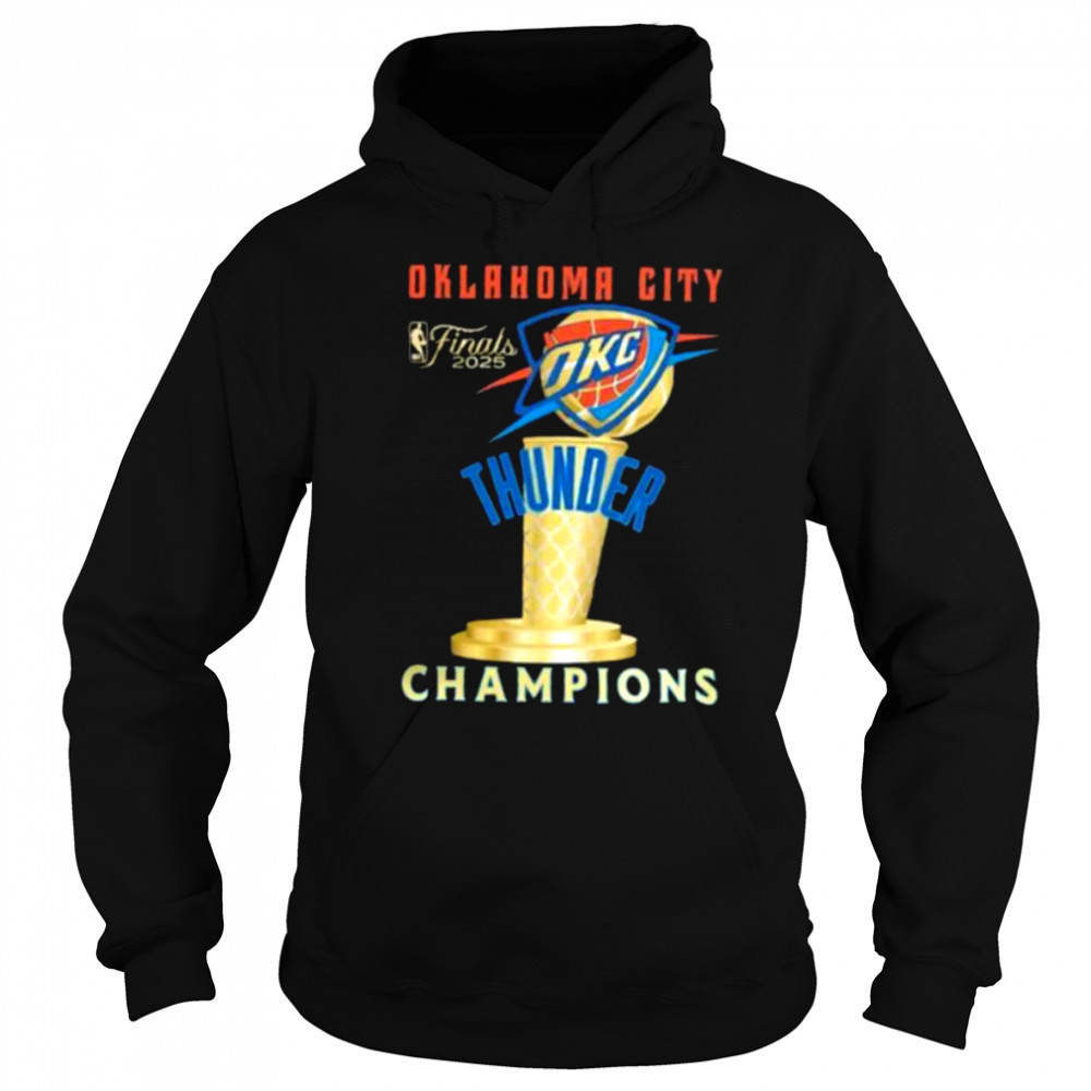 Oklahoma City Thunder Finals 2025 Champions shirt Sweatshirt