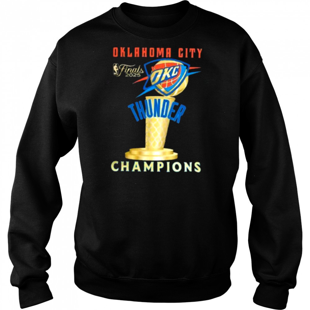 Oklahoma City Thunder Finals 2025 Champions shirt Hoodie