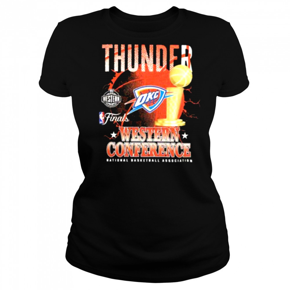 Oklahoma City Thunder NBA 2025 Western Conference Finals shirt Women's T-shirt