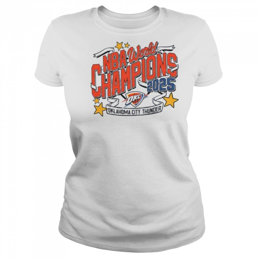 Oklahoma City Thunder NBA World Finals Champions 2025 vintage shirt Women's T-shirt