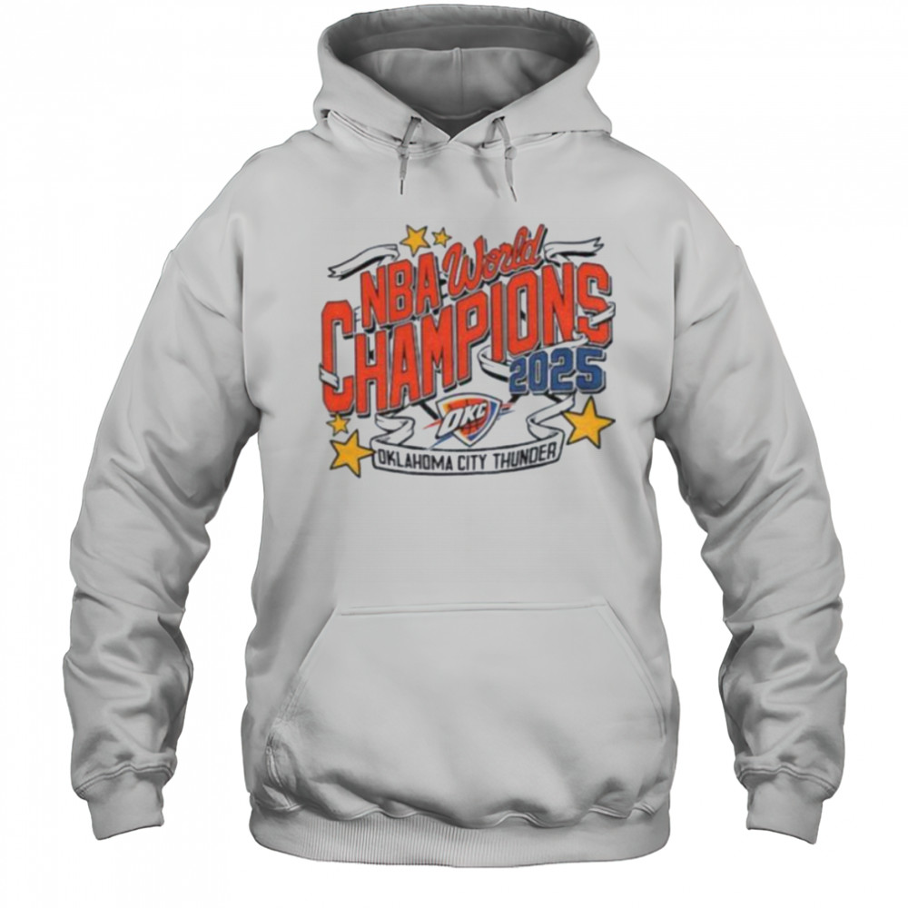 Oklahoma City Thunder NBA World Finals Champions 2025 vintage shirt Hoodie