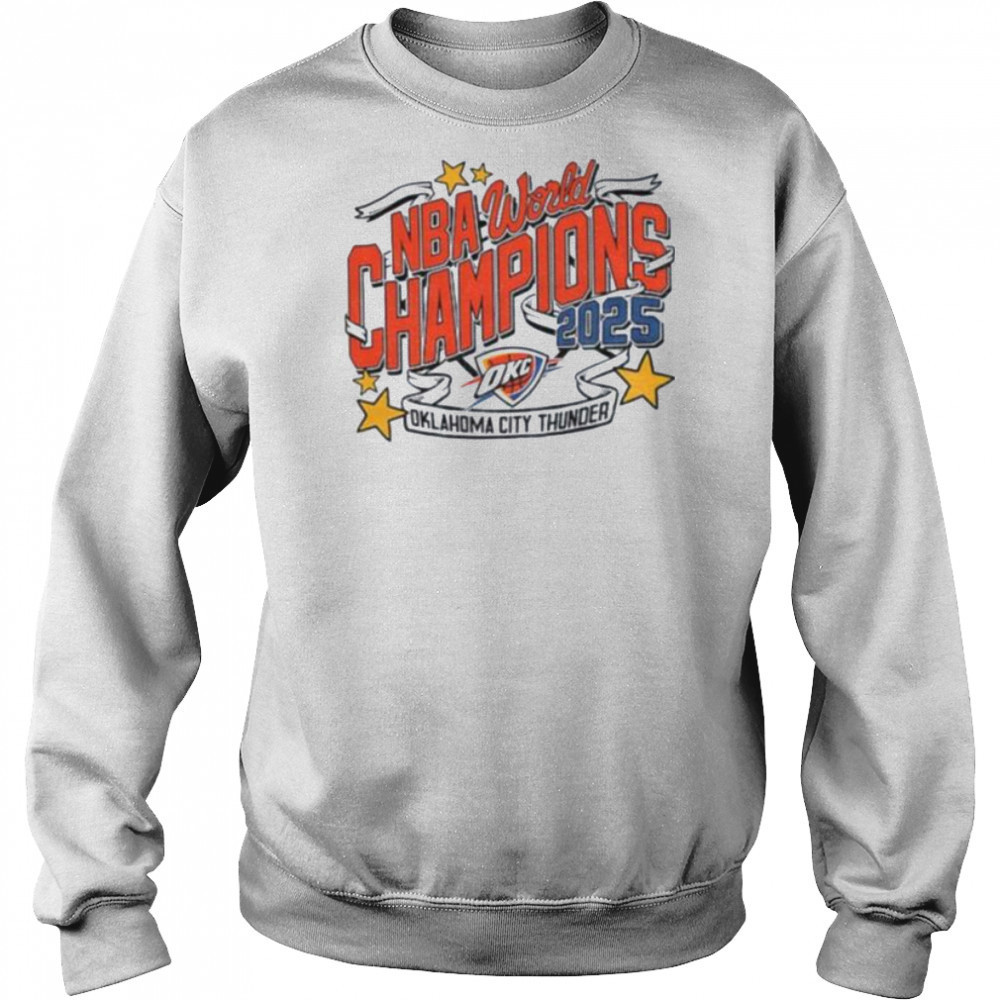 Oklahoma City Thunder NBA World Finals Champions 2025 vintage shirt Hoodie