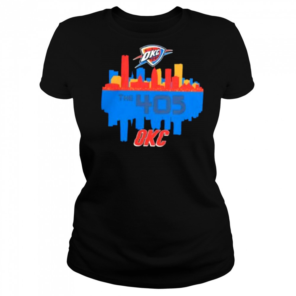 Oklahoma City Thunder the 405 city skyline shirt Women's T-shirt