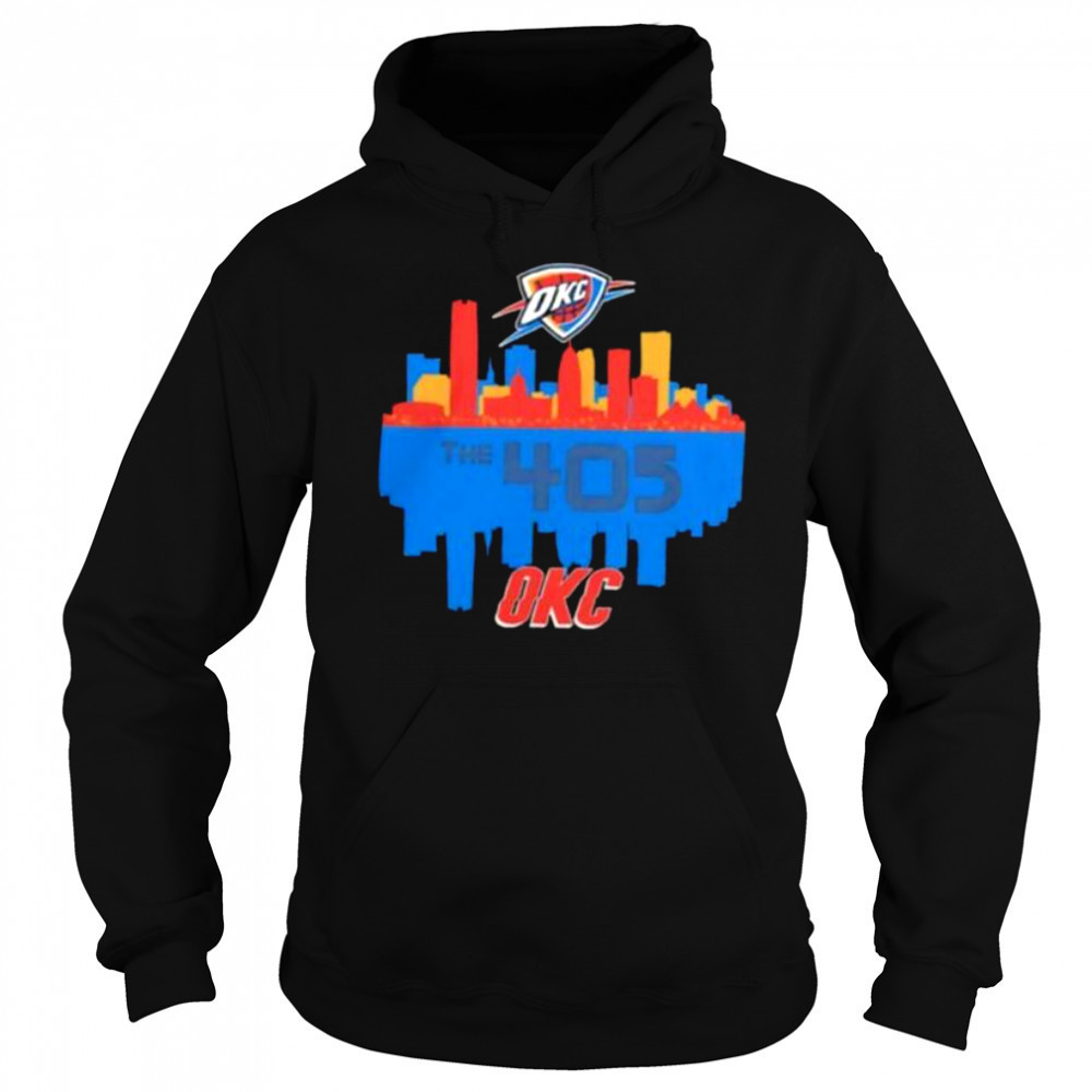 Oklahoma City Thunder the 405 city skyline shirt Sweatshirt