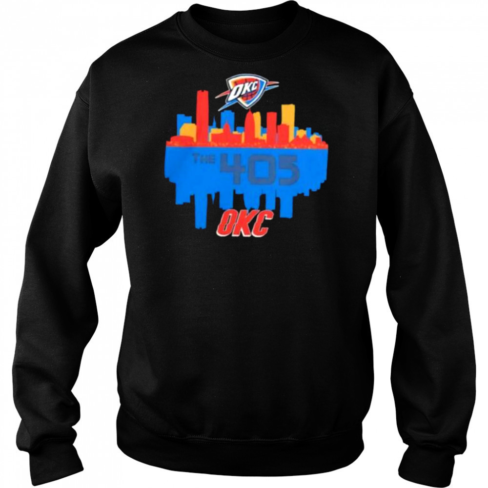 Oklahoma City Thunder the 405 city skyline shirt Hoodie