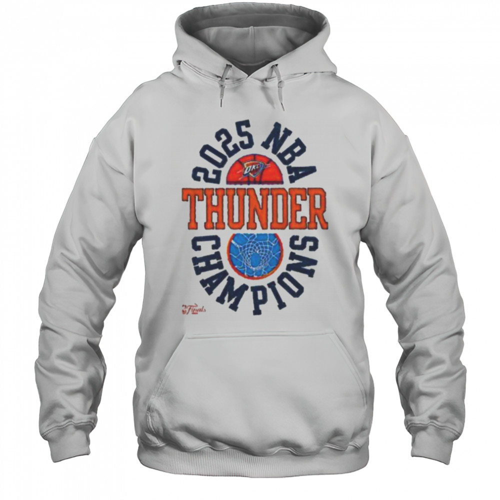 Oklahoma City Thunder Winner Basketball 2025 NBA Finals Champions shirt Hoodie