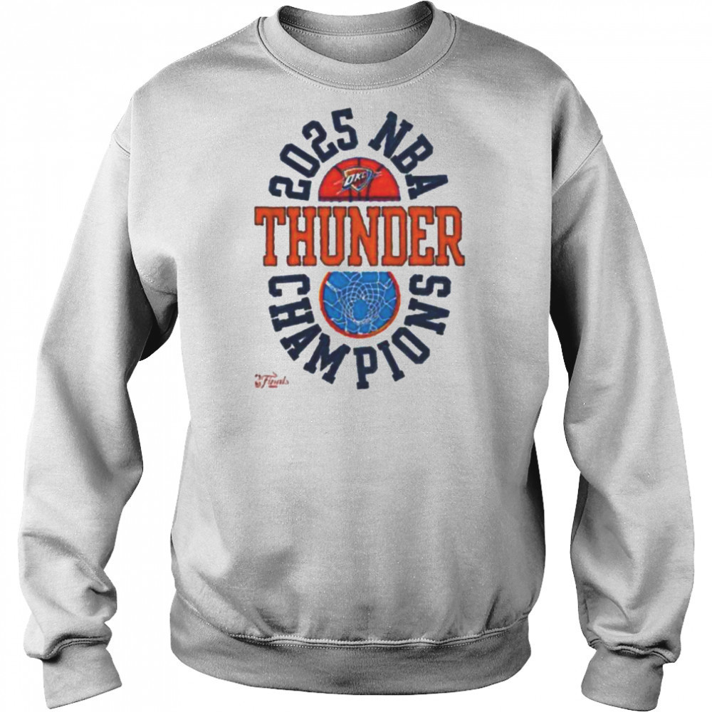Oklahoma City Thunder Winner Basketball 2025 NBA Finals Champions shirt Hoodie