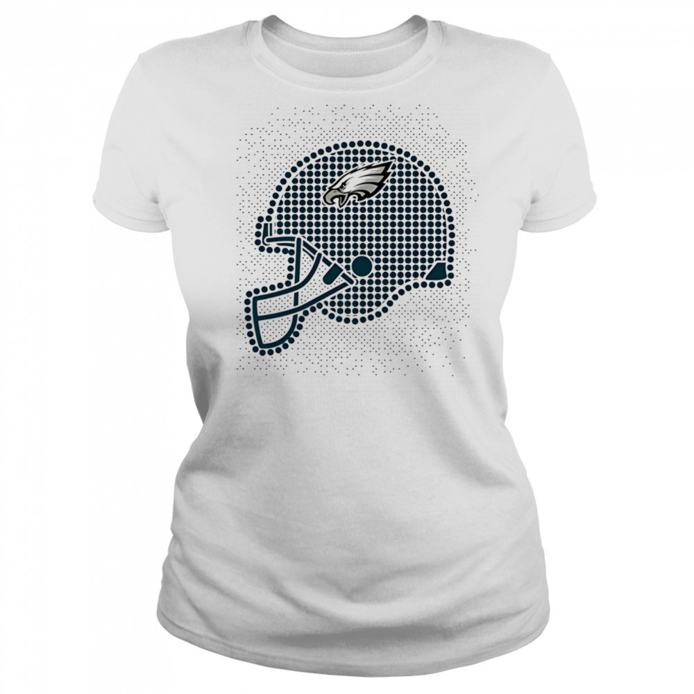 Philadelphia Eagles polka dots helmet shirt Women's T-shirt