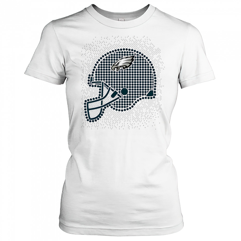 Philadelphia Eagles polka dots helmet shirt Women's T-shirt