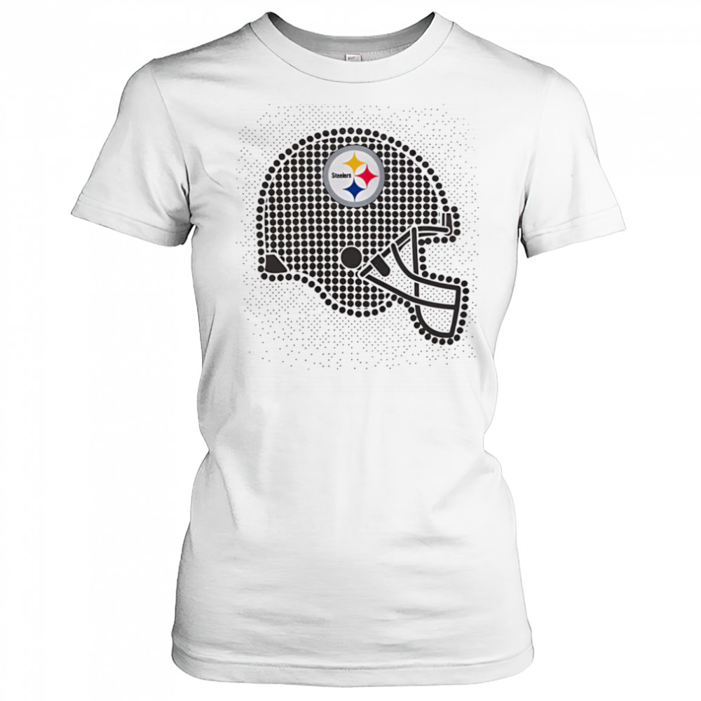 Pittsburgh Steelers polka dots helmet shirt Women's T-shirt