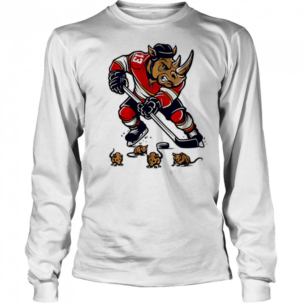 Sam Reinhart Rhino mascot shirt Long Sleeved