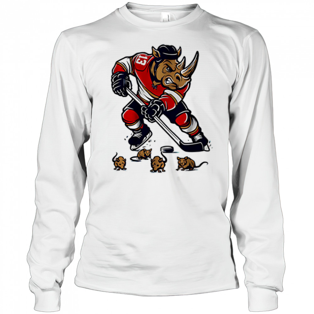 Sam Reinhart Rhino mascot shirt Long Sleeved