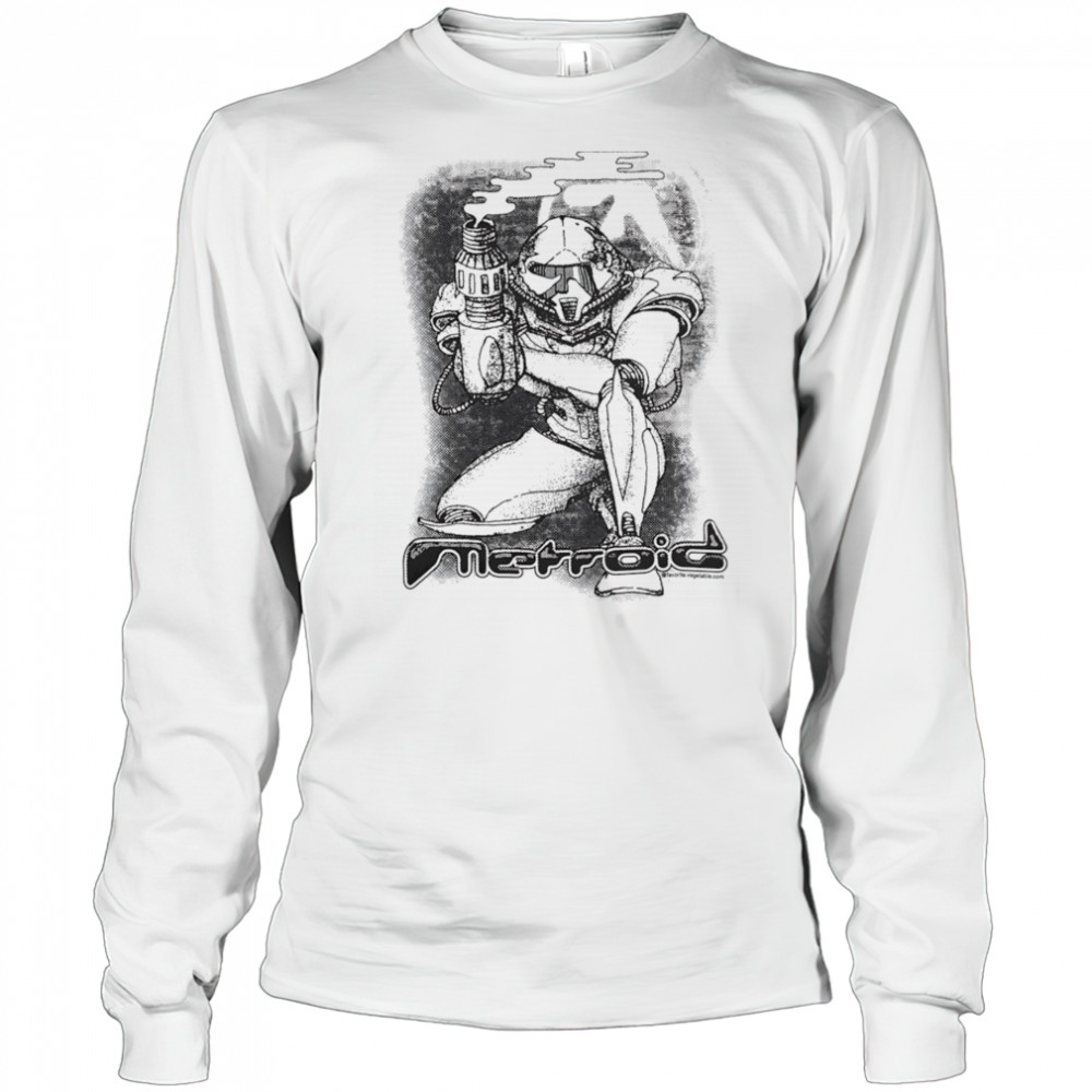 Samus Aran Metroid graphic shirt Long Sleeved