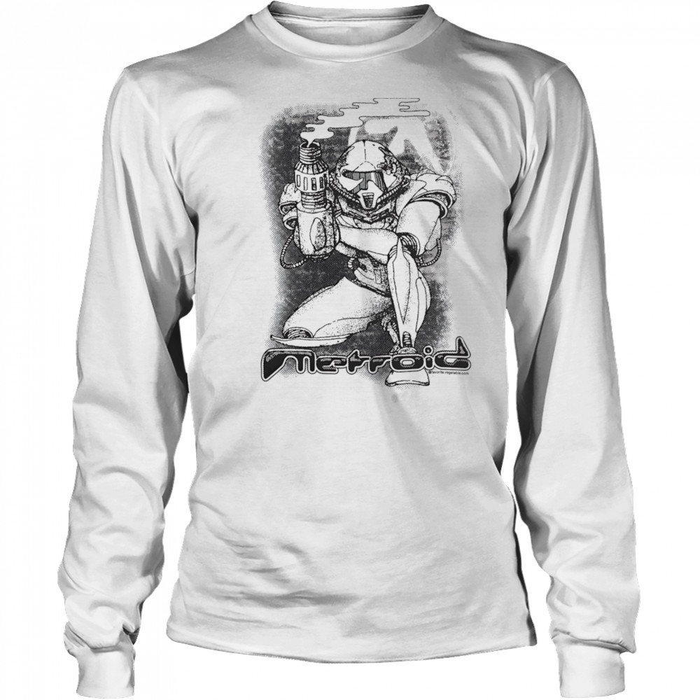 Samus Aran Metroid graphic shirt Long Sleeved