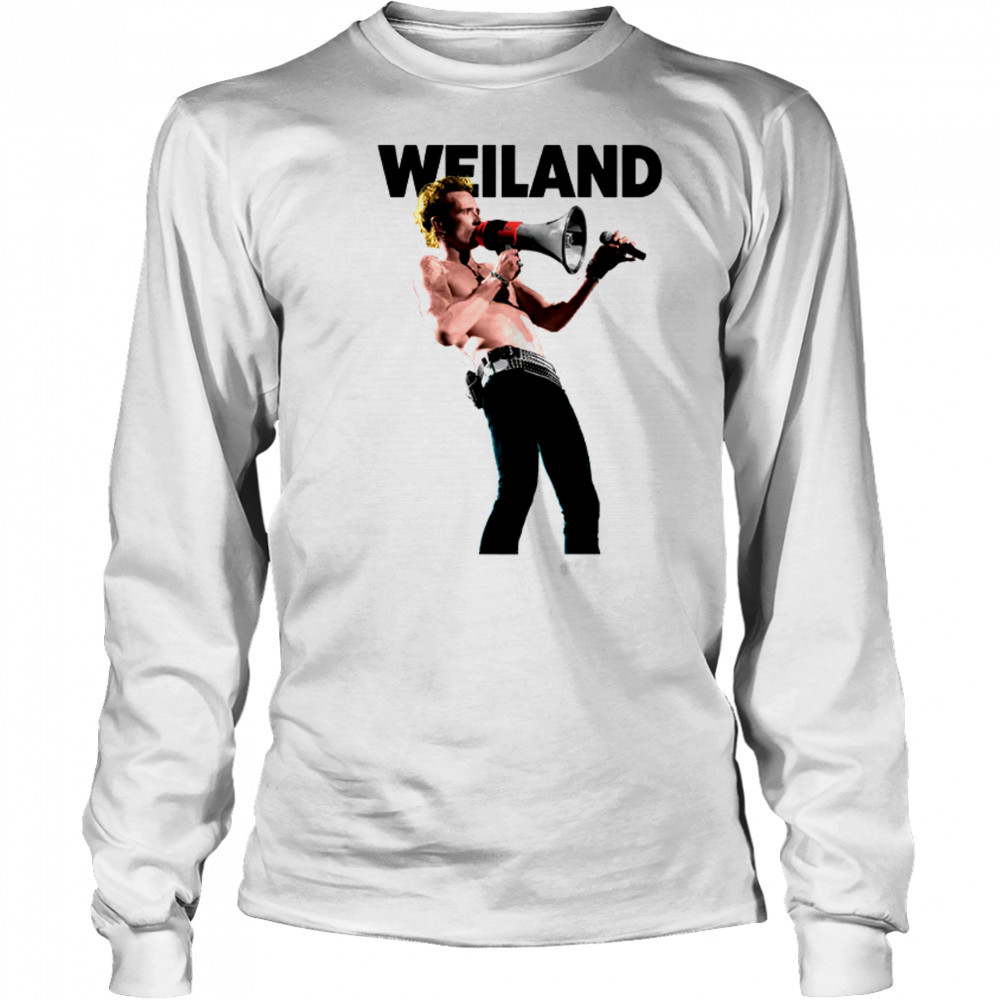 Scott Weiland Megaphone T-Shirt Long Sleeved