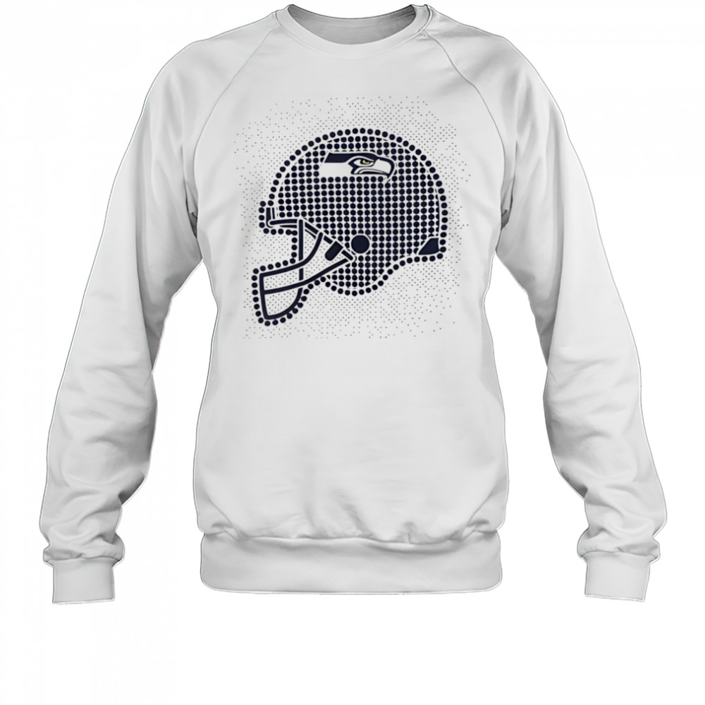 Seattle Seahawks polka dots helmet shirt Sweatshirt