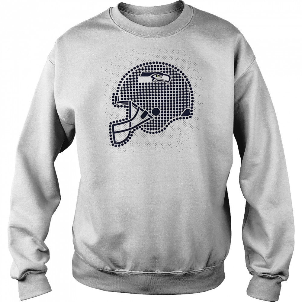 Seattle Seahawks polka dots helmet shirt Hoodie